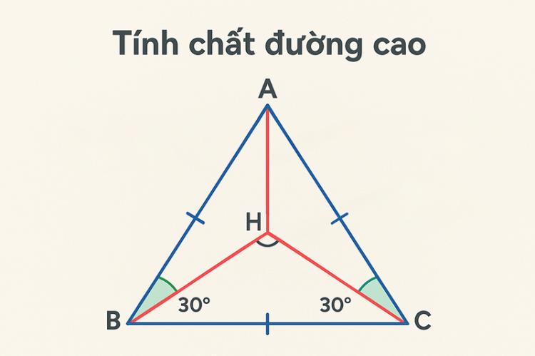 Đường cao tam giác đều