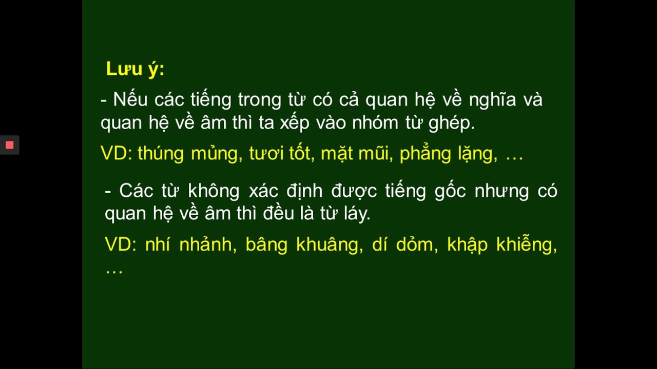 Từ láy là gì